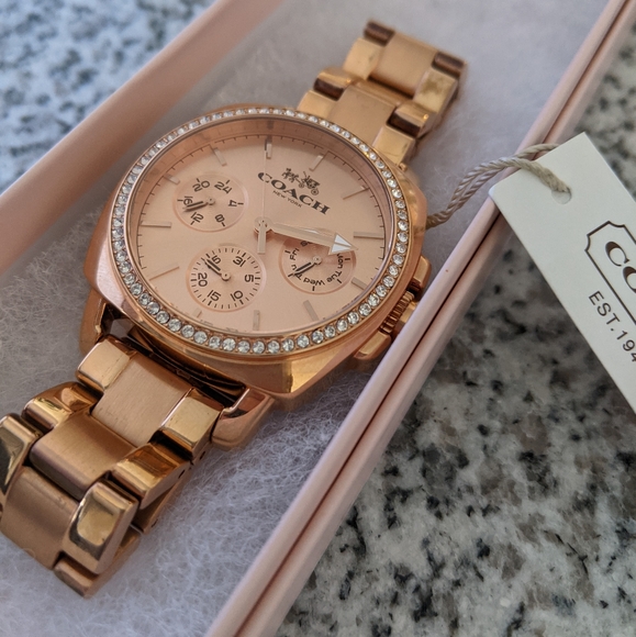 COACH 40mm Rose-Gold Watch - Picture 2 of 8